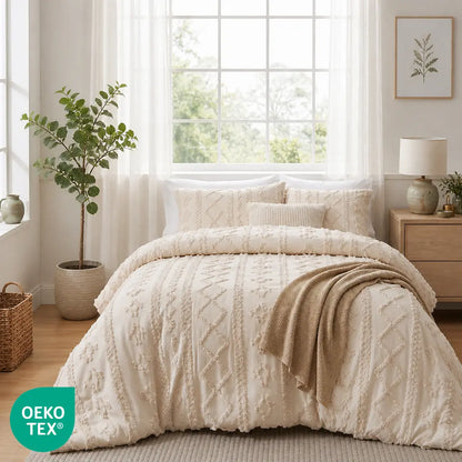 Marlow Tufted Duvet Cover Set
