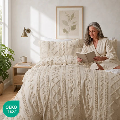 Marlow Tufted Duvet Cover Set