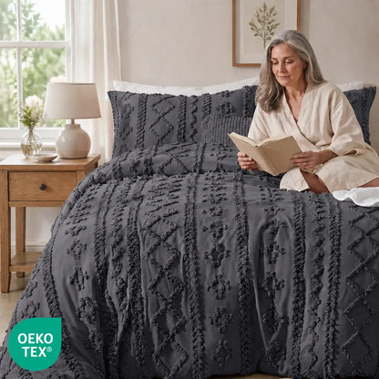 Marlow Tufted Duvet Cover Set
