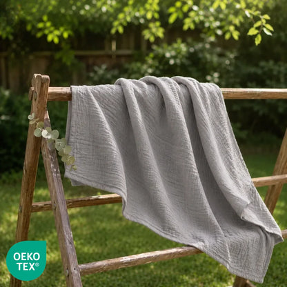 Couverture douce en mousseline de coton