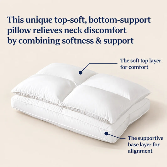 The Dual Pillow - Osteopath-Approved Neck Support