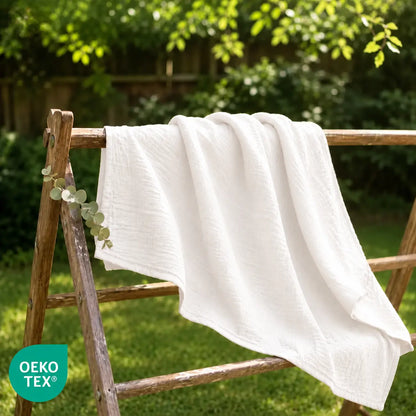 Couverture douce en mousseline de coton