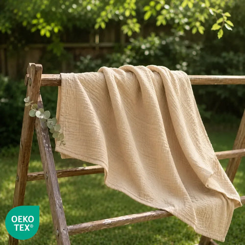 Couverture douce en mousseline de coton