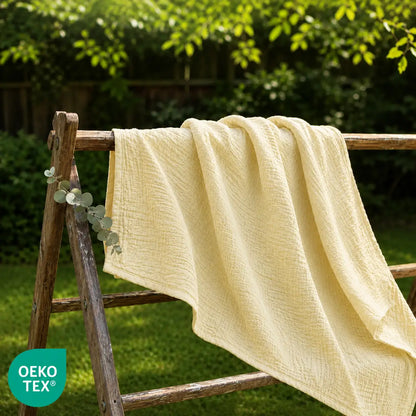 Couverture douce en mousseline de coton