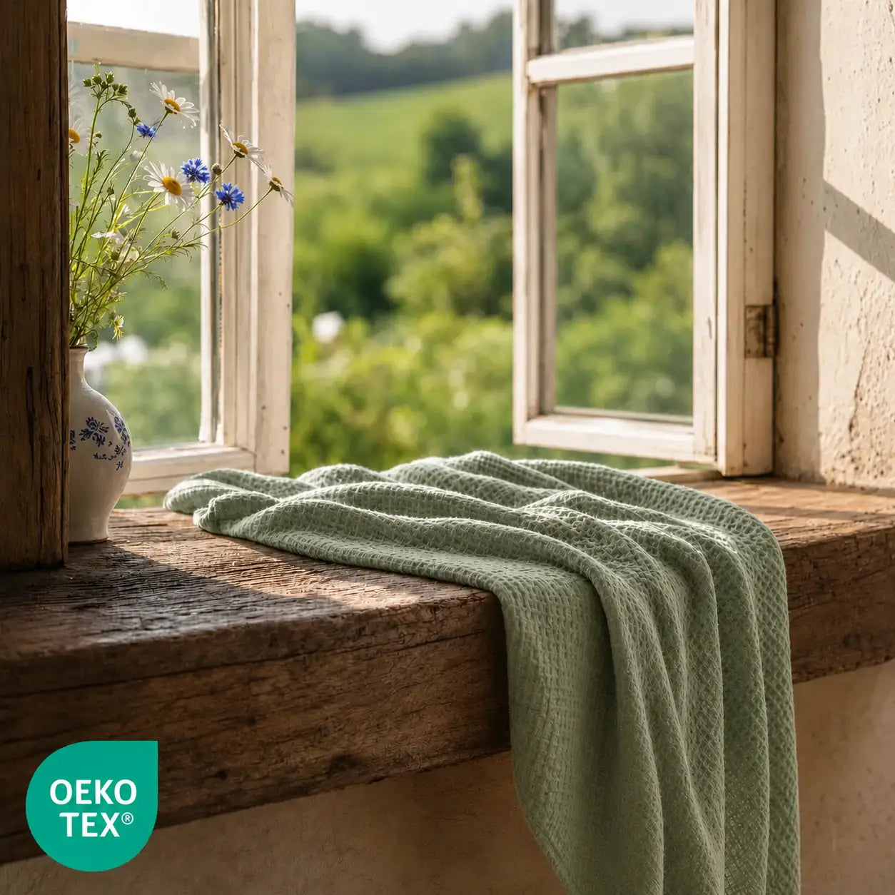 Couverture douce en mousseline de coton